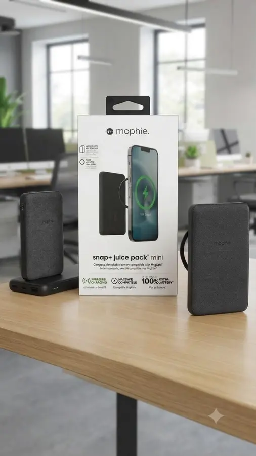 Mophie snap+ juice pack mini, Magnetic wireless power bank