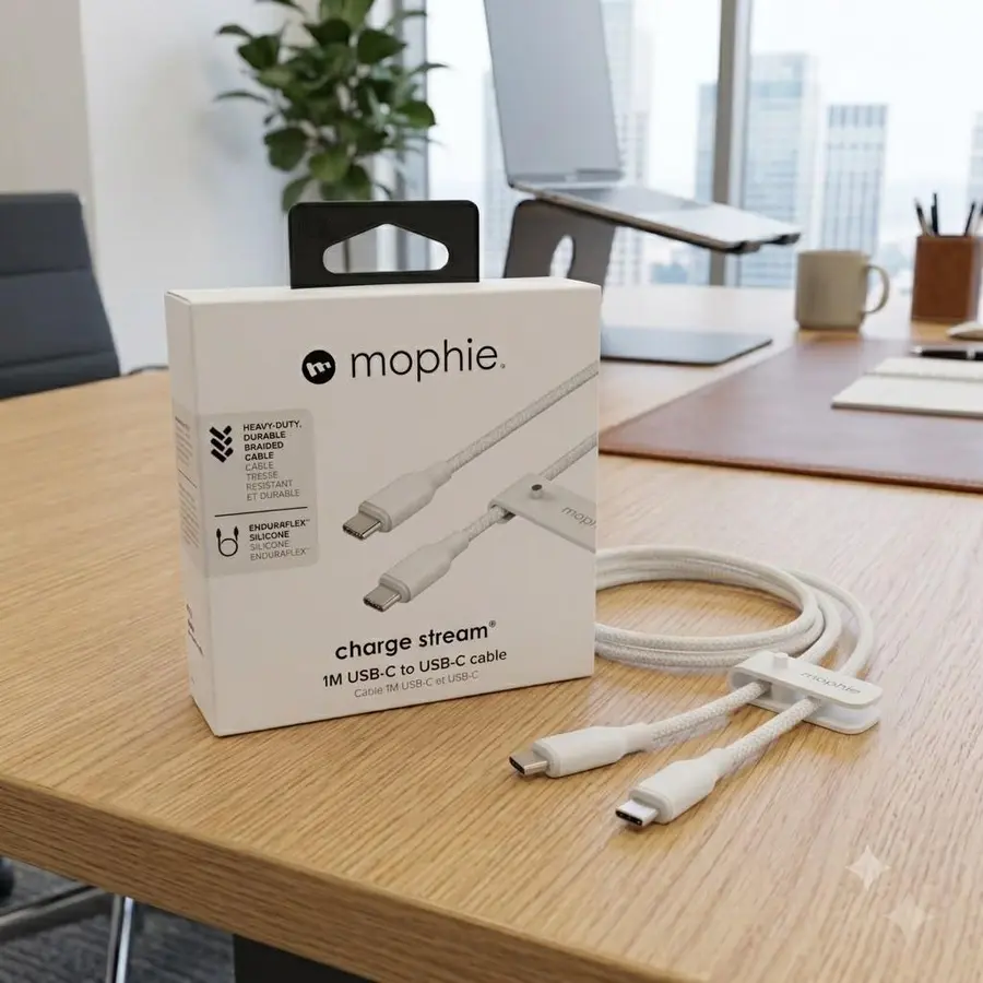 Mophie charge stream, 1M USB-C to USB-C cable