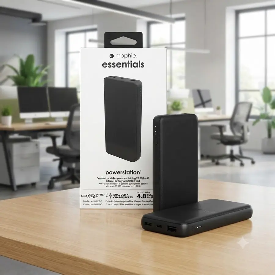 Mophie essentials powerstation, 20,000mAh power bank