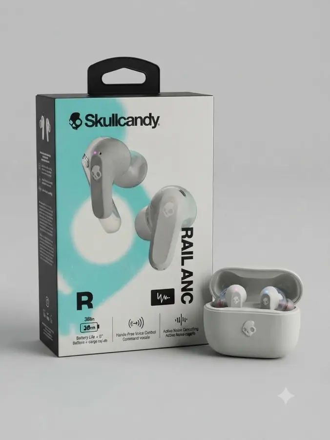 Skullcandy Rail ANC, Noise cancelling earbuds