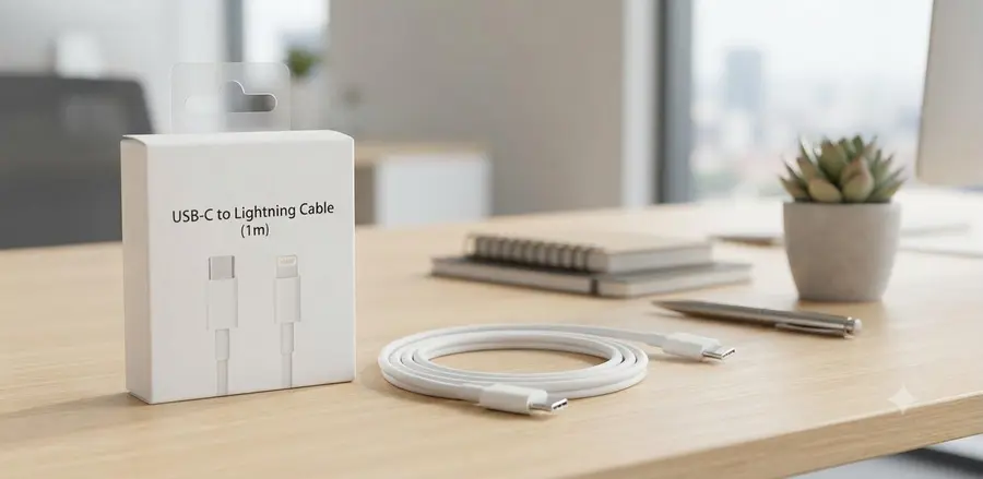 USB-C to Lightning cable, 1m charging cable
