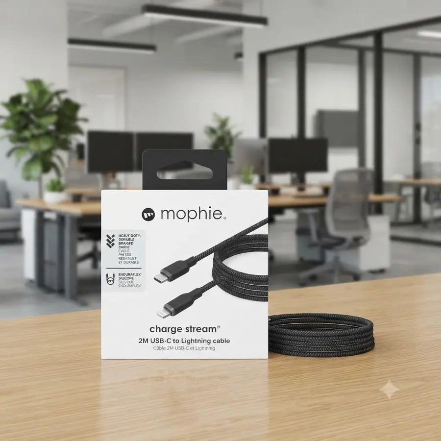 Mophie charge stream, 2M USB-C to Lightning cable