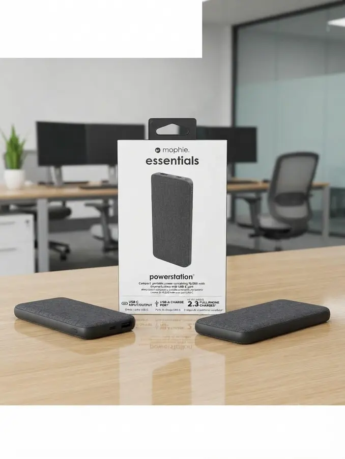 Mophie essentials powerstation, 10,000mAh power bank